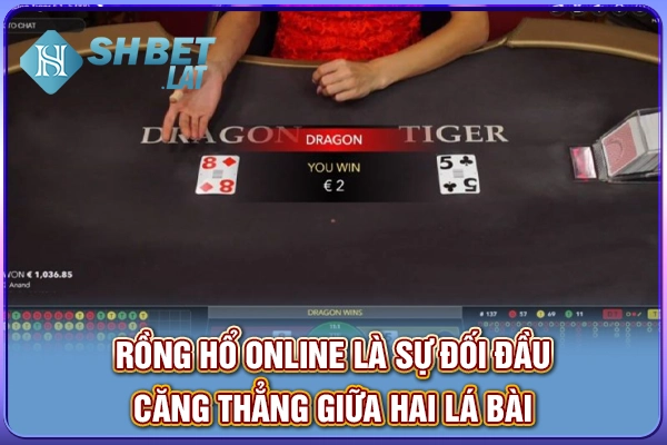 Rồng hổ online là sự đối đầu căng thẳng giữa hai lá bài